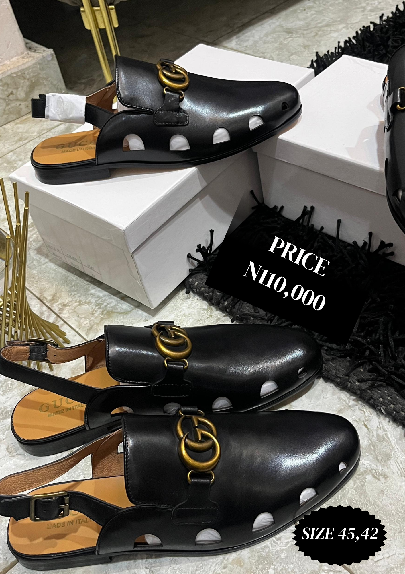Luxury Gucci High Sandals Shoe